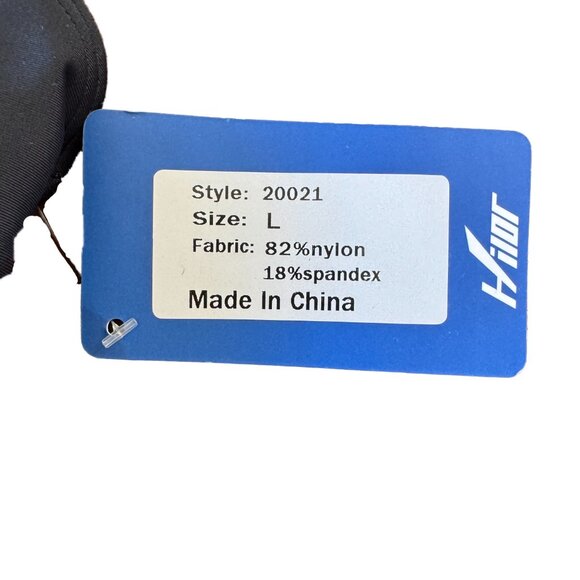 NWT Hilor Black One-Piece Swimsuit Size L Ruched Ruffle Tummy Control Swimwear - Picture 8 of 9